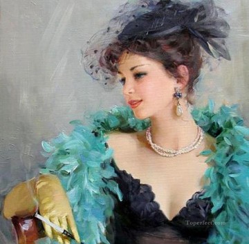 Women Painting - Beautiful Girl KR 017 Impressionist